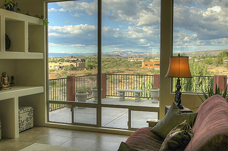 living room view